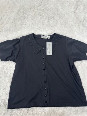 🥕 NWT Vintage Bonnie Evans Button Up Short